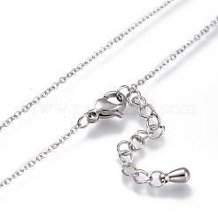 Colliers lariat papillon en acier inoxydable 304&nbsp;NJEW-I240-17