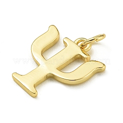 Colgantes de latón chapado en forma de estante Libra&nbsp;KK-Z067-02G-01