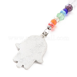 Chakra Glas Wünschelrutenpendel Anhänger&nbsp;PALLOY-JF01064