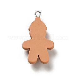 Pendentifs de noël en résine opaque&nbsp;X-RESI-G043-A06