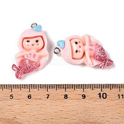 Pendenti in resina opaca&nbsp;X-RESI-D055-037P