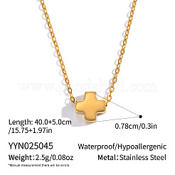 Colliers minimalistes à chaîne et pendentif en acier inoxydable 304 pour femmes&nbsp;BI0431-2