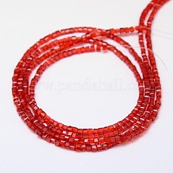 Glasperlen Stränge&nbsp;EGLA-J028-3x3mm-03