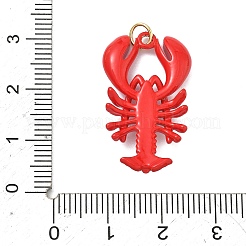 Pendentifs d'émail en laiton &nbsp;X-KK-G555-20G-02
