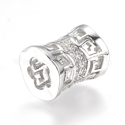 Perline zirconi micro pave  in ottone&nbsp;ZIRC-J018-29P