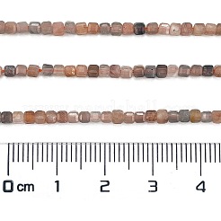 Natürliche Multi-Mondstein-Perlenstränge&nbsp;G-L587-C05-02