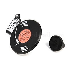 La musique guérit mon âme broches en émail&nbsp;X-JEWB-I062-01EB-01