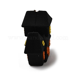 Perles focales en silicone d'Halloween&nbsp;SIL-P011-01G
