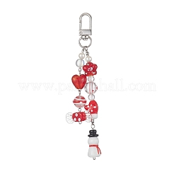 Décorations de pendentif en perles de chalumeau faites à la main de noël&nbsp;HJEW-TA00022