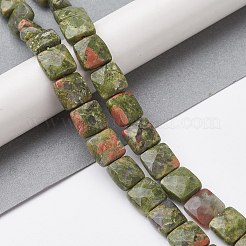 Natur Unakit Perlen Stränge&nbsp;G-K359-B14-01