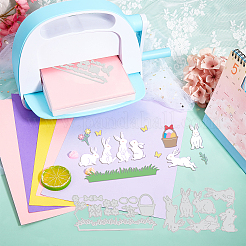 2 pz stili di taglio in acciaio al carbonio stampi stencil&nbsp;DIY-WH0309-709