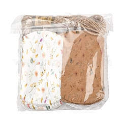 30 Stück 2 Farben Geschenkboxen mit Blumendruckpapierkissen&nbsp;CON-FS0001-13
