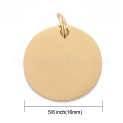 Colgantes de acero inoxidable 304 con revestimiento iónico (IP)&nbsp;STAS-I311-32F-G