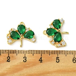 Vrais pendentifs en laiton plaqué 18k or véritable&nbsp;KK-D092-01G-01
