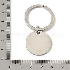 201 porte-clés en acier inoxydable&nbsp;LS-KEYC-P021-01P