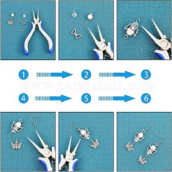 Perles en alliage de style tibétain&nbsp;TIBE-NB0001-10AS