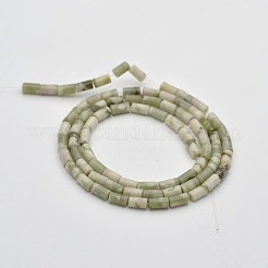 Spalte natürliche Frieden Jade Perlen Stränge&nbsp;G-N0153-65