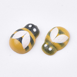 Cabochon di legno verniciati a spruzzo&nbsp;WOOD-Q033-04A