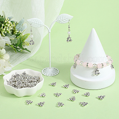 80 pièces pendentifs en alliage de style tibétain&nbsp;FIND-SC0014-56AS