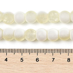 Perles de verre givrées craquelées&nbsp;X1-GLAA-U001-6mm-M11