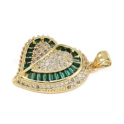 Colgante micropavé cubic zirconia de latón&nbsp;KK-S526-15G-B