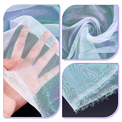 Polyester-Organza-Laserstoff&nbsp;AJEW-WH0314-933