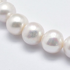 Brins de perles de culture d'eau douce naturelles&nbsp;PEAR-F007-07