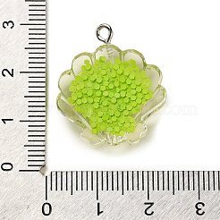 Pendentifs en résine série animaux marins&nbsp;RESI-Q012-01A-03