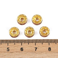 Messing Strass Zwischen perlen&nbsp;RB-A014-Z8mm-23G