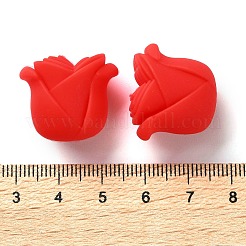 Perline in silicone a forma di rosa&nbsp;SIL-S011-02D