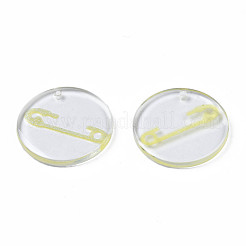 Transparente Harzanhänger&nbsp;RESI-N030-005C