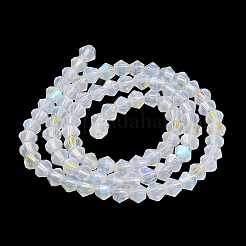 Chapelets de perles en verre électroplaqué d'imitation jade&nbsp;LS-EGLA-A039-J2mm-L05