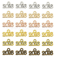 120 Uds 6 colgantes de aleación de colores&nbsp;FIND-TA0006-34