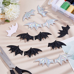40 stücke 4 arten leder fledermaus der linken flügel ornament zubehör&nbsp;DIY-GO0002-44