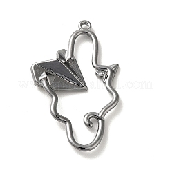 Colgante de avión de papel de vidrio&nbsp;PALLOY-K001-075B-01