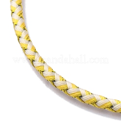 Fabrication de bracelets tressés en cordon polyester&nbsp;MAK-Z003-01P-14