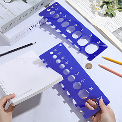 1 Satz Acrylbuch-Buchbindeführungsschablone&nbsp;DIY-BC0017-25B