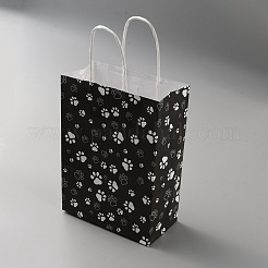Geschenktüten aus Kraftpapier mit Griff&nbsp;ABAG-WH0045-19B