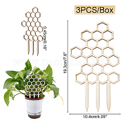 Support de plante en bois&nbsp;AJEW-WH0261-26