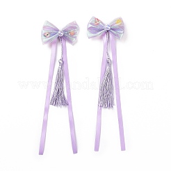 Fermaglio per capelli in alligatore a nastro lungo bowknot&nbsp;LS-PHAR-D013-03E