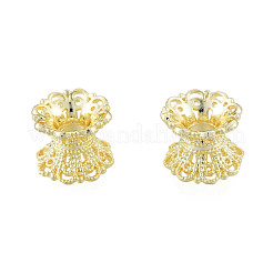 Bouchons à double perle en laiton&nbsp;KK-N259-23