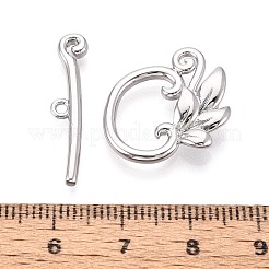 6pcs fermoirs à bascule en laiton&nbsp;KK-T073-42P