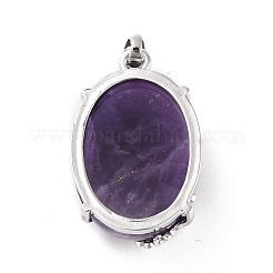 Pendenti d'ametista naturale&nbsp;G-C235-03H-RS