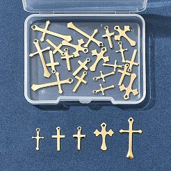 25pcs 5 Arten Messinganhänger&nbsp;KK-FS0001-51G
