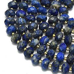 Natürlicher Lapislazuli Perlenstränge&nbsp;G-P573-A44-01