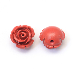 Blumen Zinnober Perlen&nbsp;X-CARL-Q003-07