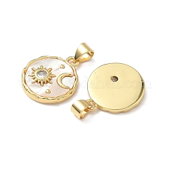 Ottone micro spianare pendenti zirconi&nbsp;KK-Q068-62G