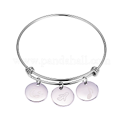 10 Stück 10 Stil 304 Edelstahl-Charms&nbsp;STAS-CJ0001-231