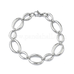Bracelets à maillons en acier inoxydable 304 pour femmes&nbsp;BJEW-B169-04B-P