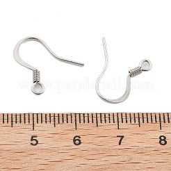 Ganchos para pendientes franceses de acero inoxidable 304&nbsp;STAS-F227-24-24-P